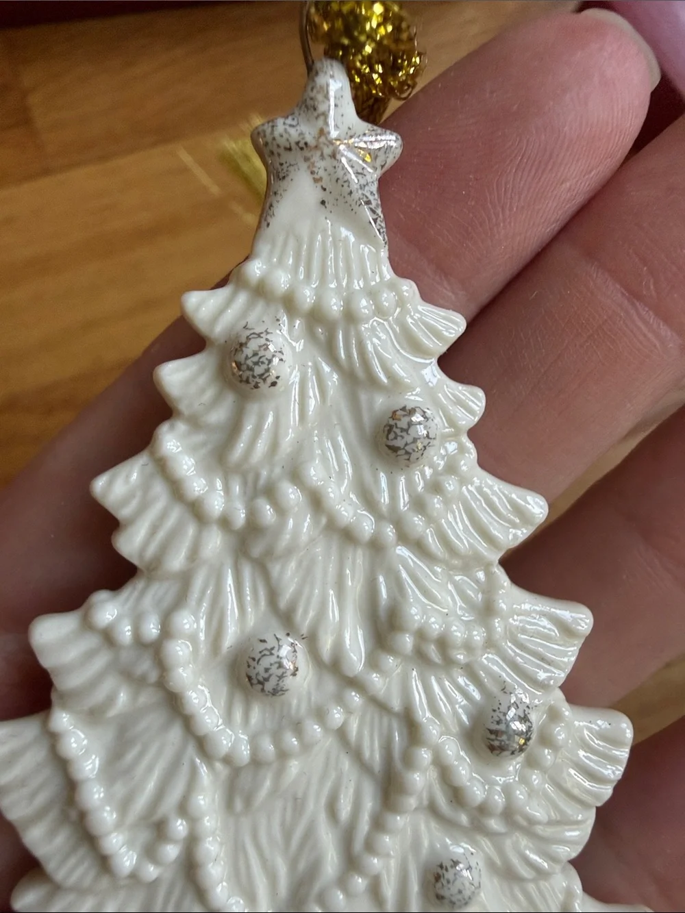 Lenox Porcelain Christmas Tree with Presents Ornament new in box